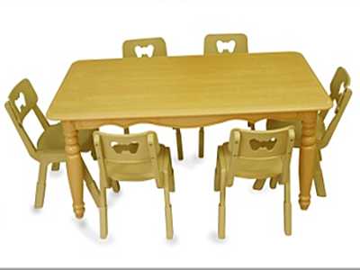 枫木欧式六人桌