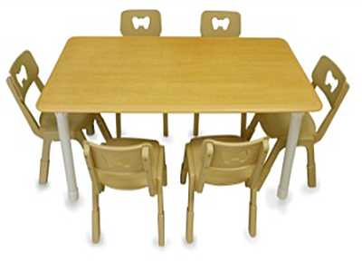 枫木六人桌